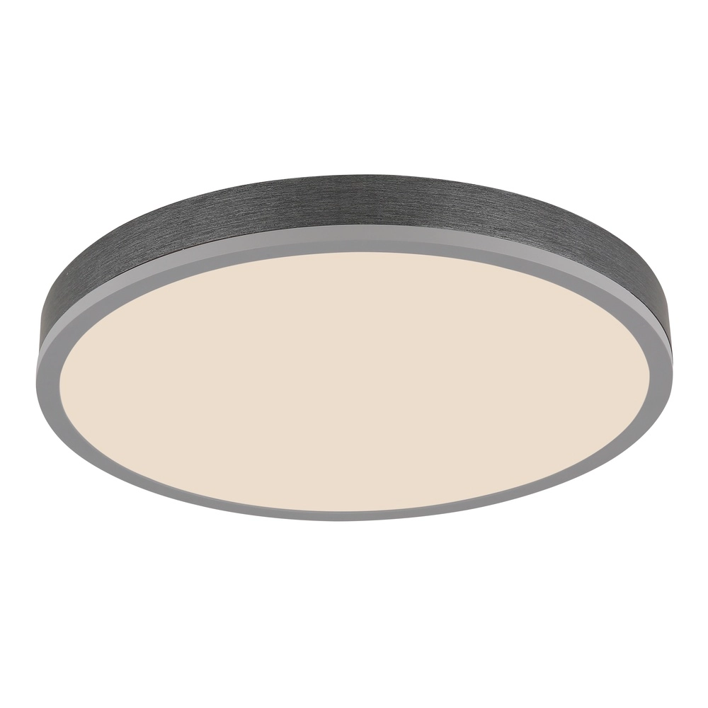 Lampe de plafond à design Doro Ø 45 cm gris argenté
