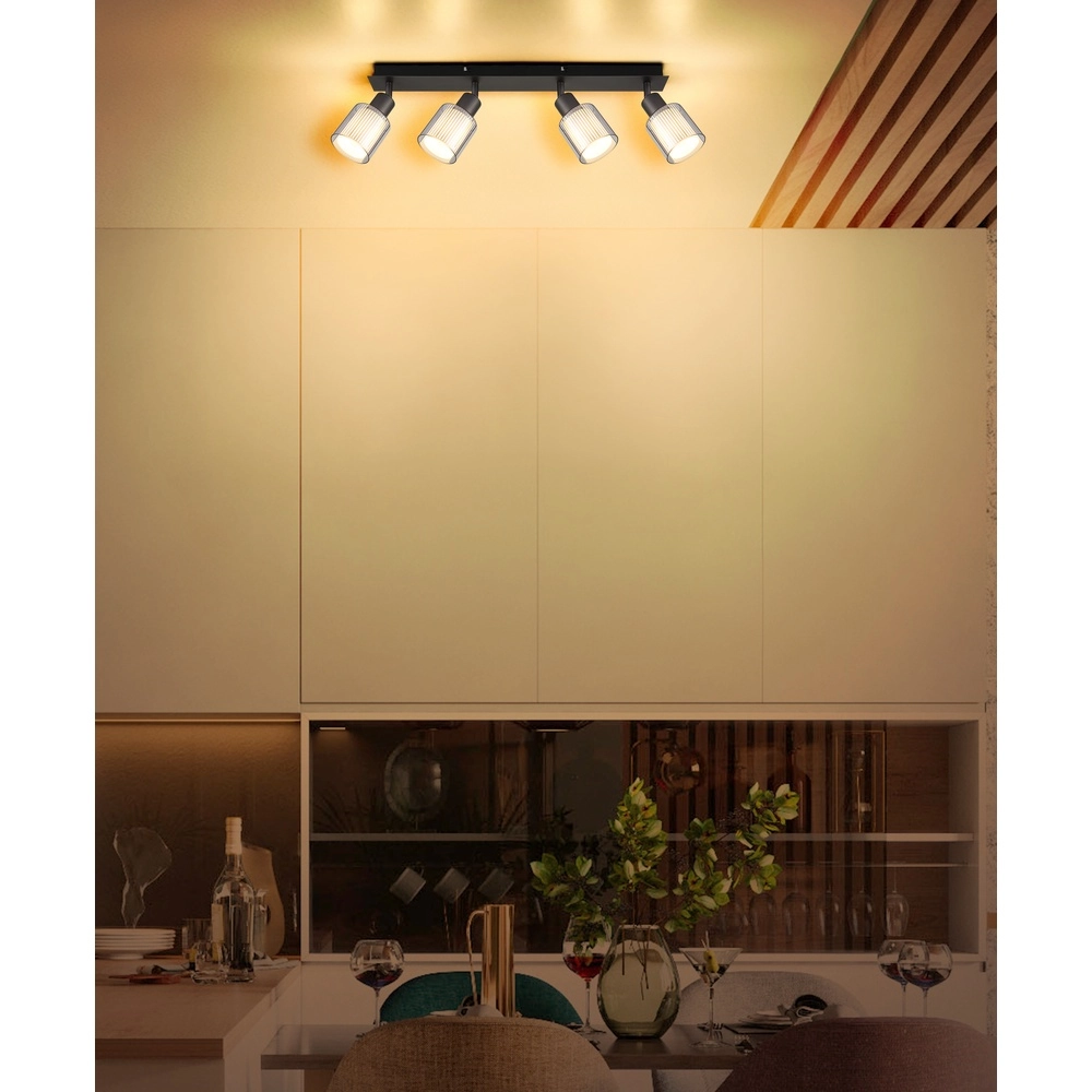 Lampe de plafond à design Villegas Quatre canons légers Globo 9007371578948