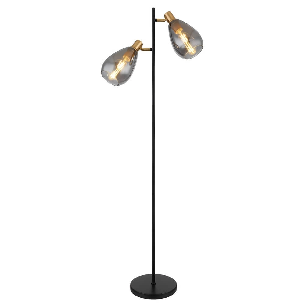 Lampadaire Fanni Double noir Globo 9007371439799
