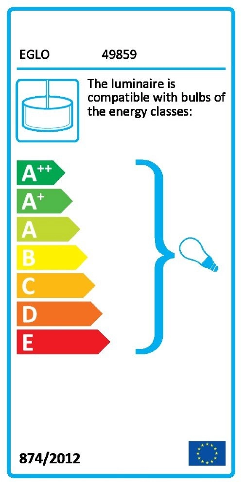 Lampe à suspension Townshend 4 Rouille Eglo 9002759498597