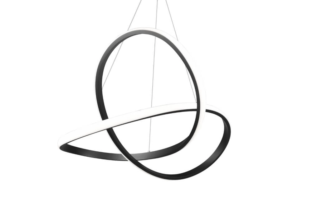 Suspension LED Course noir Trio 4017807521542