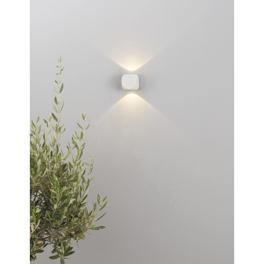 Applique murale unique Zari 2 lumières blanches Lyora 5212017419224