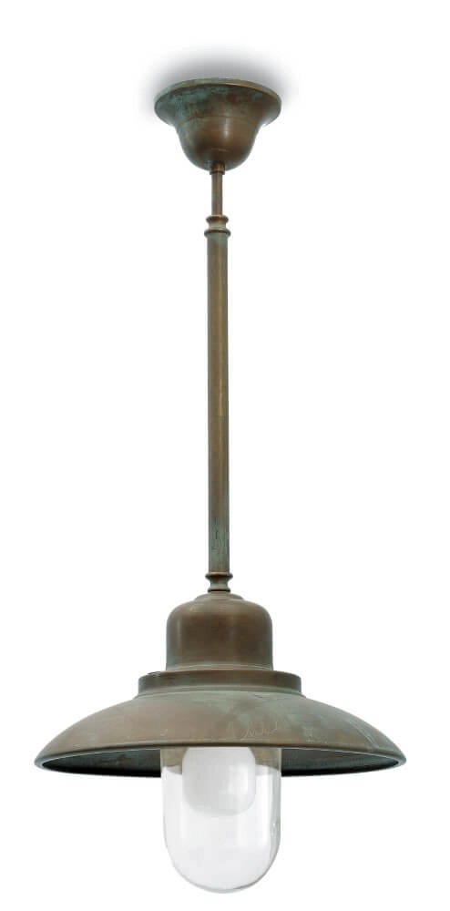 Lampe suspendue rurale Patio M - laiton vieilli