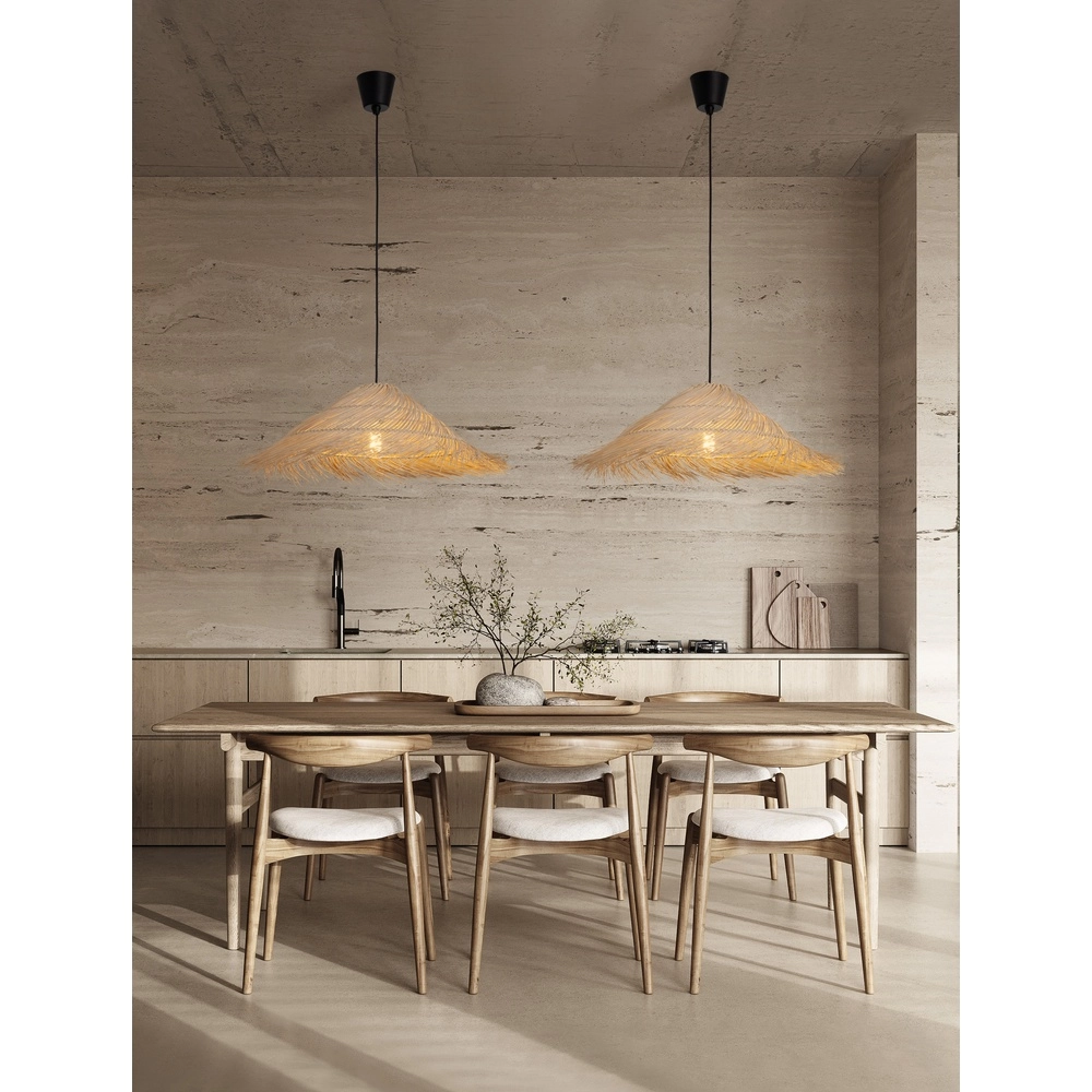 Suspension en rotin Alua Ø 60cm Lyora 5212017465566