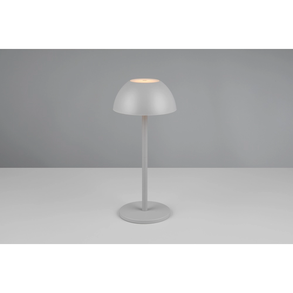 Lampe de table Ricardo gris Ø 13,5cm Trio 4017807601824
