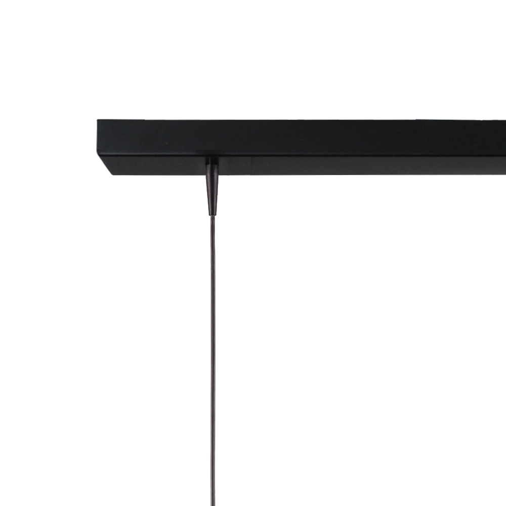 Lampe pendante à 3 lampes Scala 130cm noir avec or Ø 25cm Masterlight 8718121296500