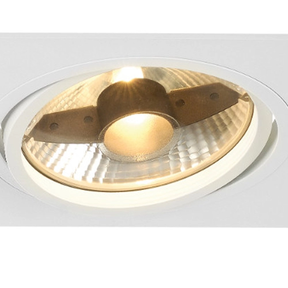 Spot encastrable New Tria ES111 2 lumières blanc avec ressorts de serrage SLV 4024163150378