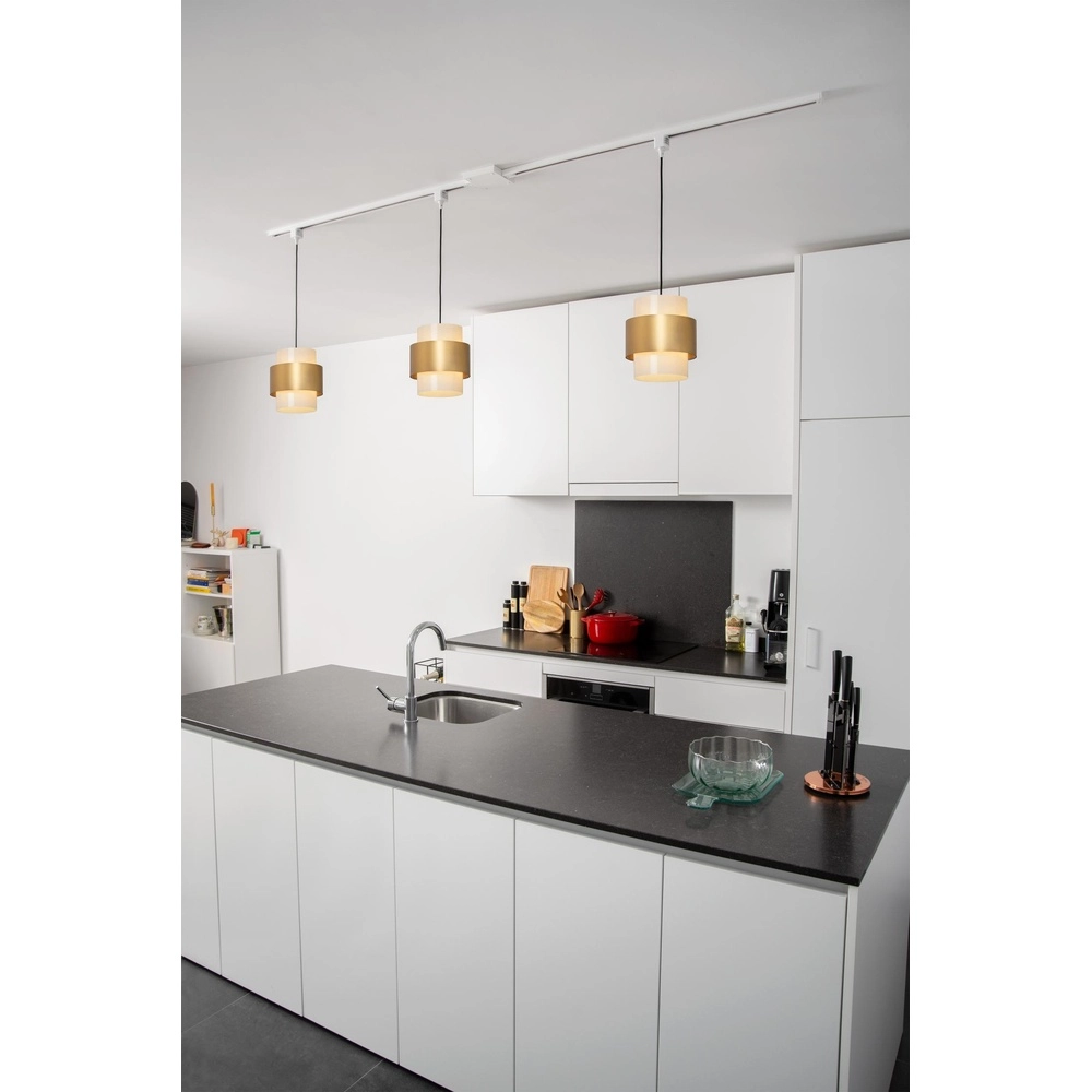 Adaptateur de lampe suspendue à rail Track Blanc monophasé Lucide 5411212093868