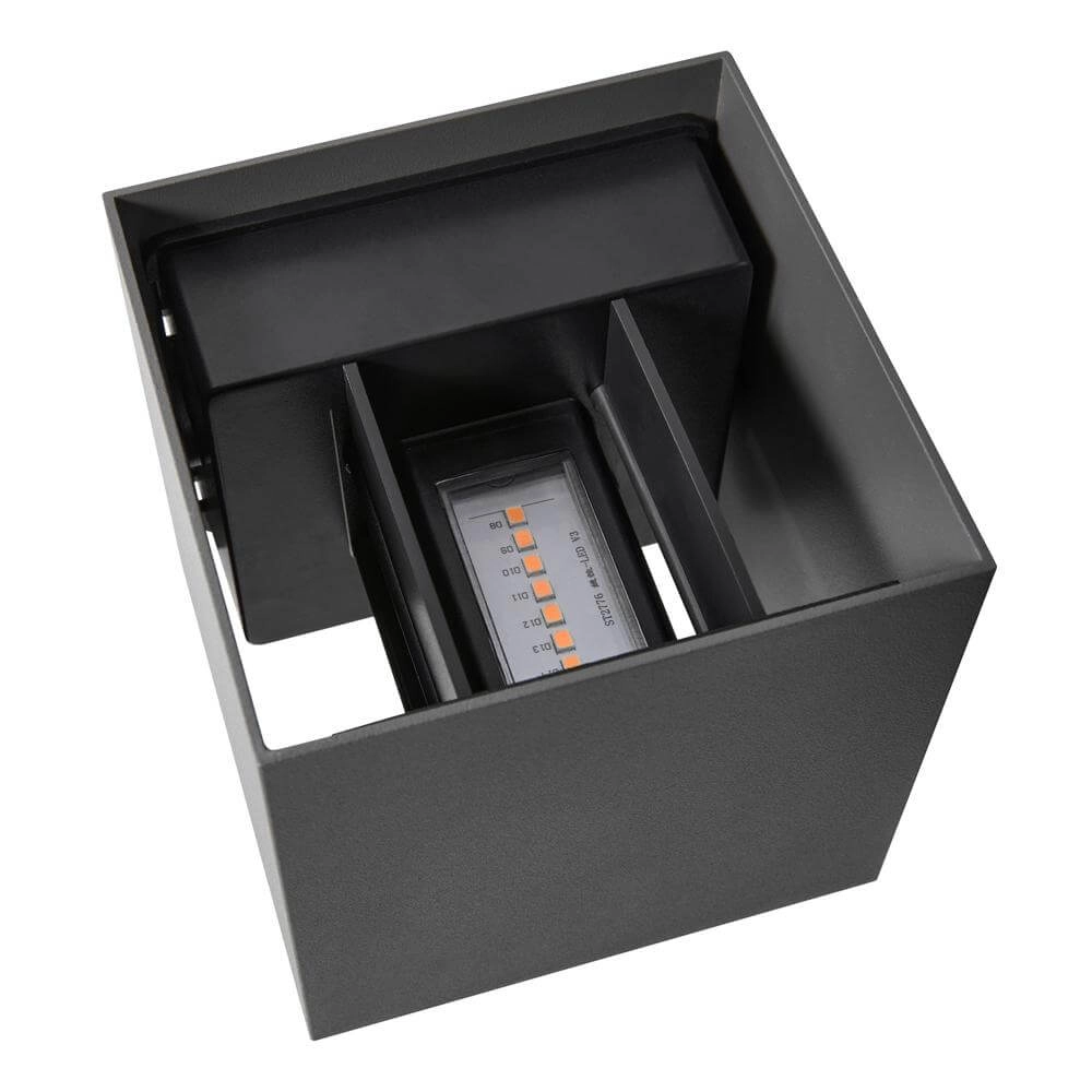 Spot carré en saillie Milda anthracite Nordlux 5704924017728