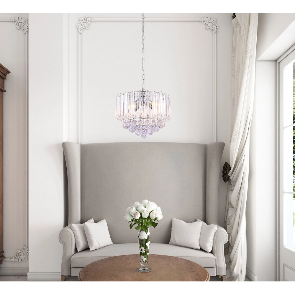 Chandelier Minnesota Ø 35cm chromé Globo 9007371299492