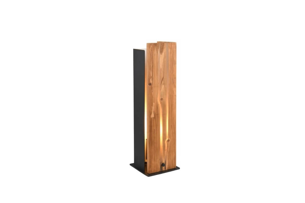 Lampe de table en bois Karuni Trio 4017807616491