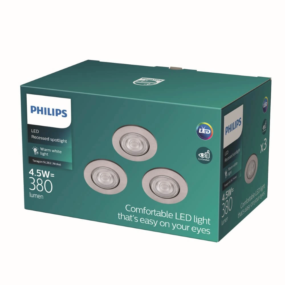 Spots LED Taragon (3x) 3x Philips 8718699755836