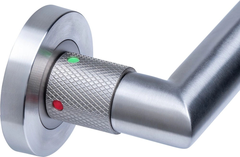 Poignée de porte en acier inoxydable Sicura Mécanisme de blocage Intersteel 8714186838983