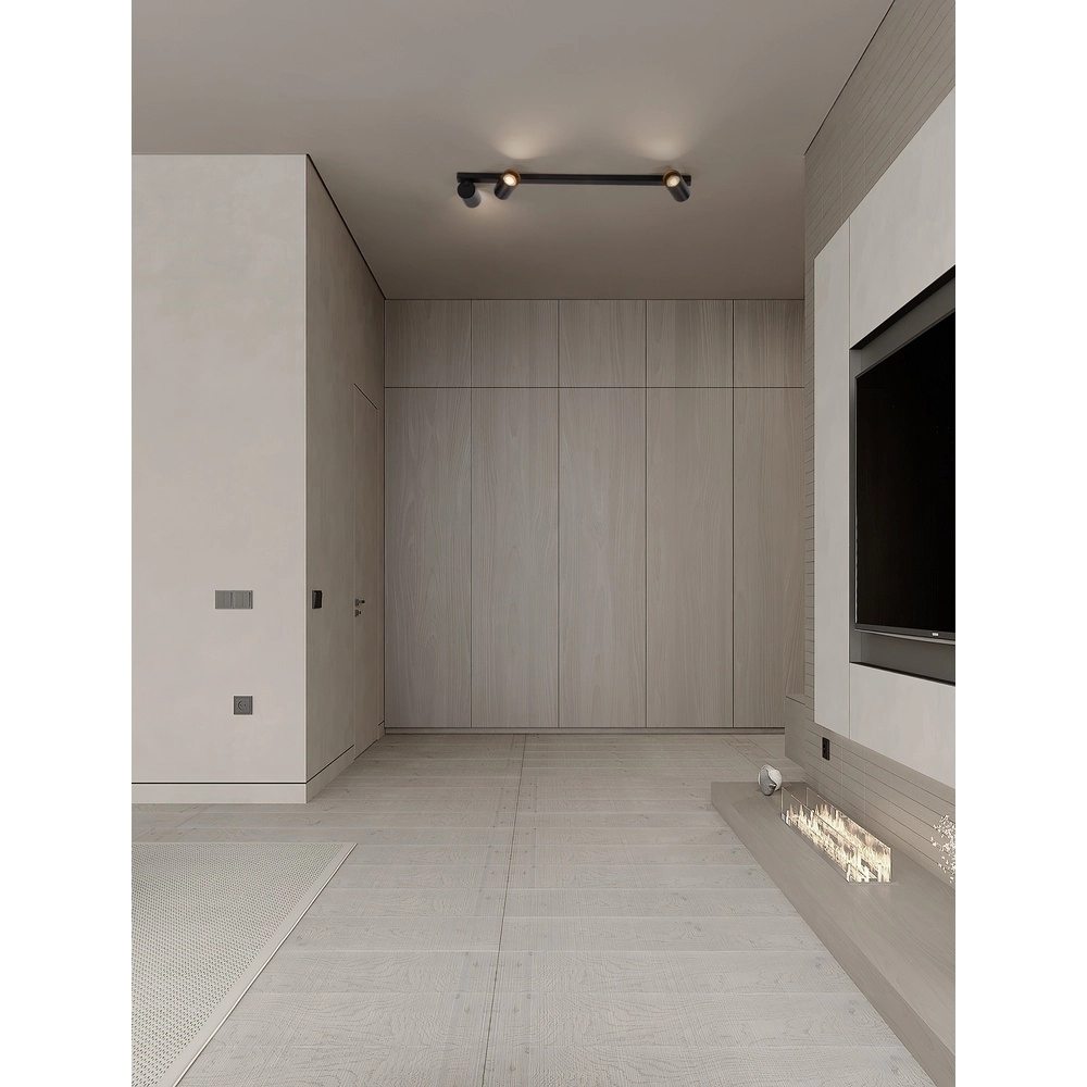 Plafonnier 3 lumières Oso noir Lyora 5212017465061