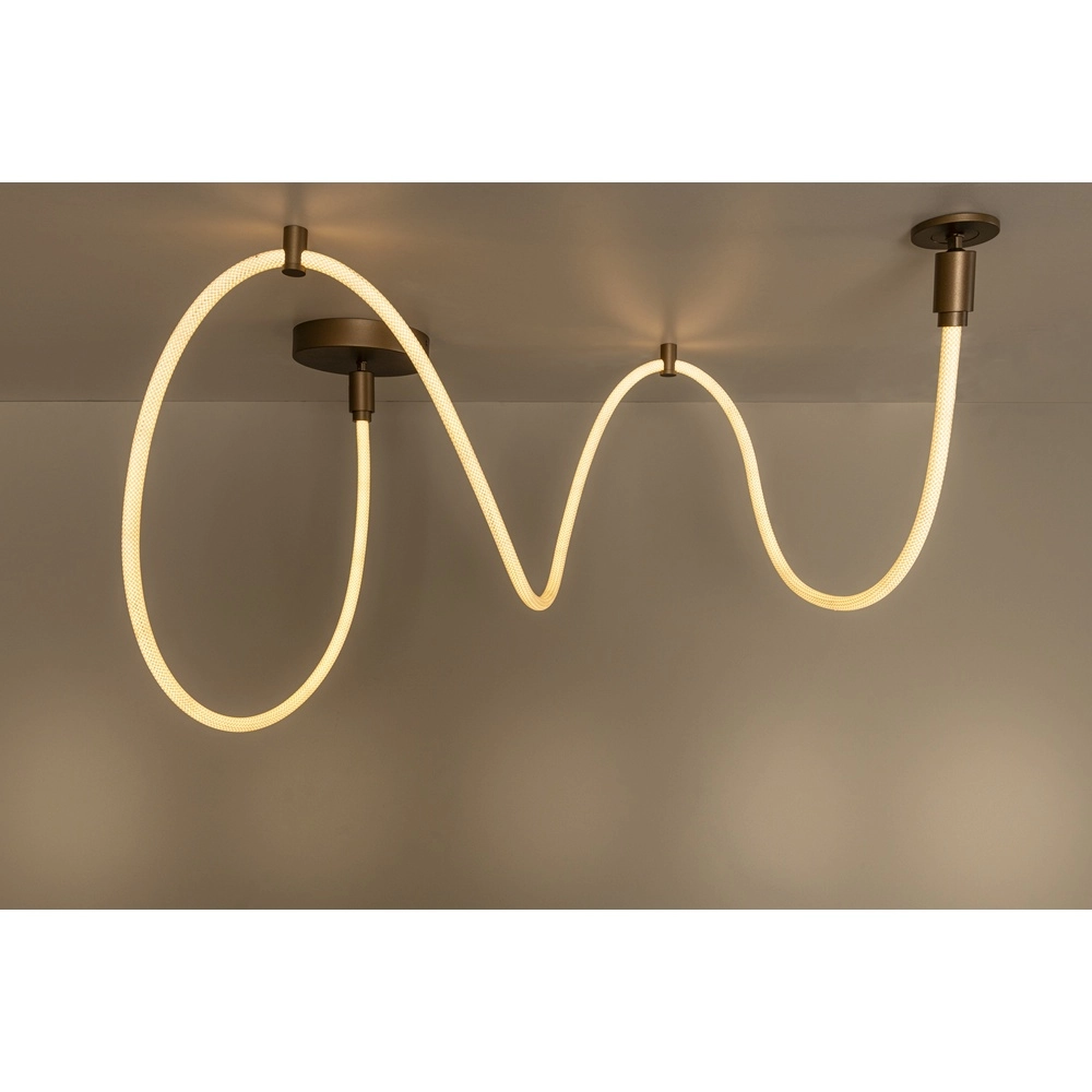 Lampe de plafond unique Janderin Champagne de 300 cm Lucide Vibes 5411212242075