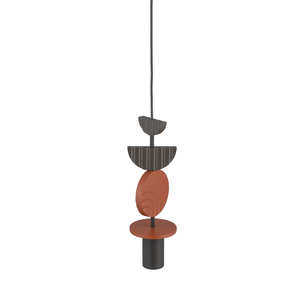 Lampe pendante unique Drops Color Ombra Grey Lyora 5903139111966