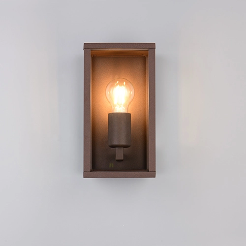 Lampe murale moderne Garonne S brun rouille Trio 4017807687378