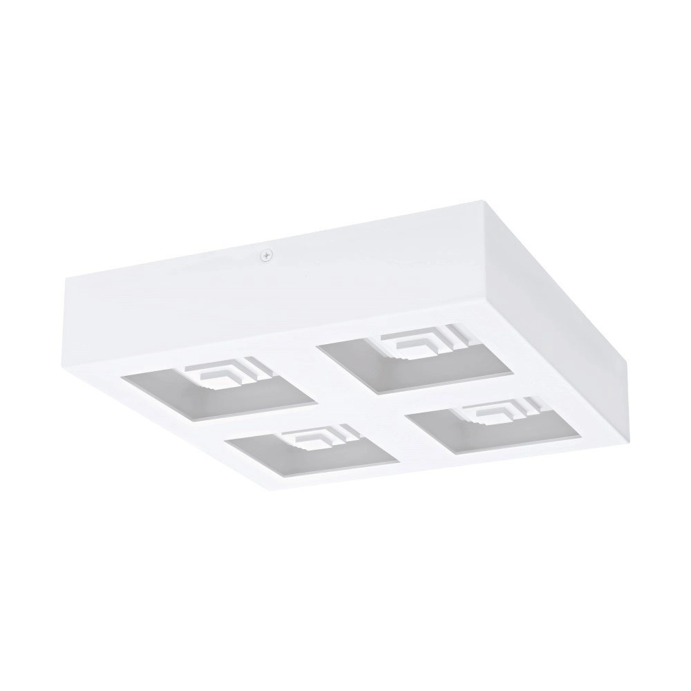Spot de plafond Ferreros 4 compartiments blanc