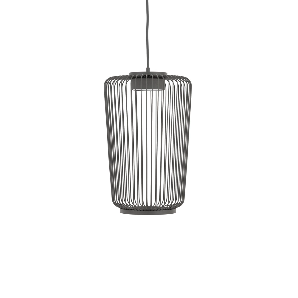 Lampe cage Kenai Gris ombre Ø 20cm Lyora 5903139122245