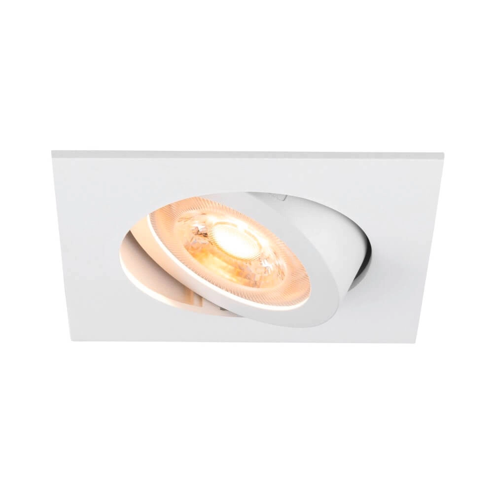 Spot encastré New Tria 68 carré - blanc - GU10
