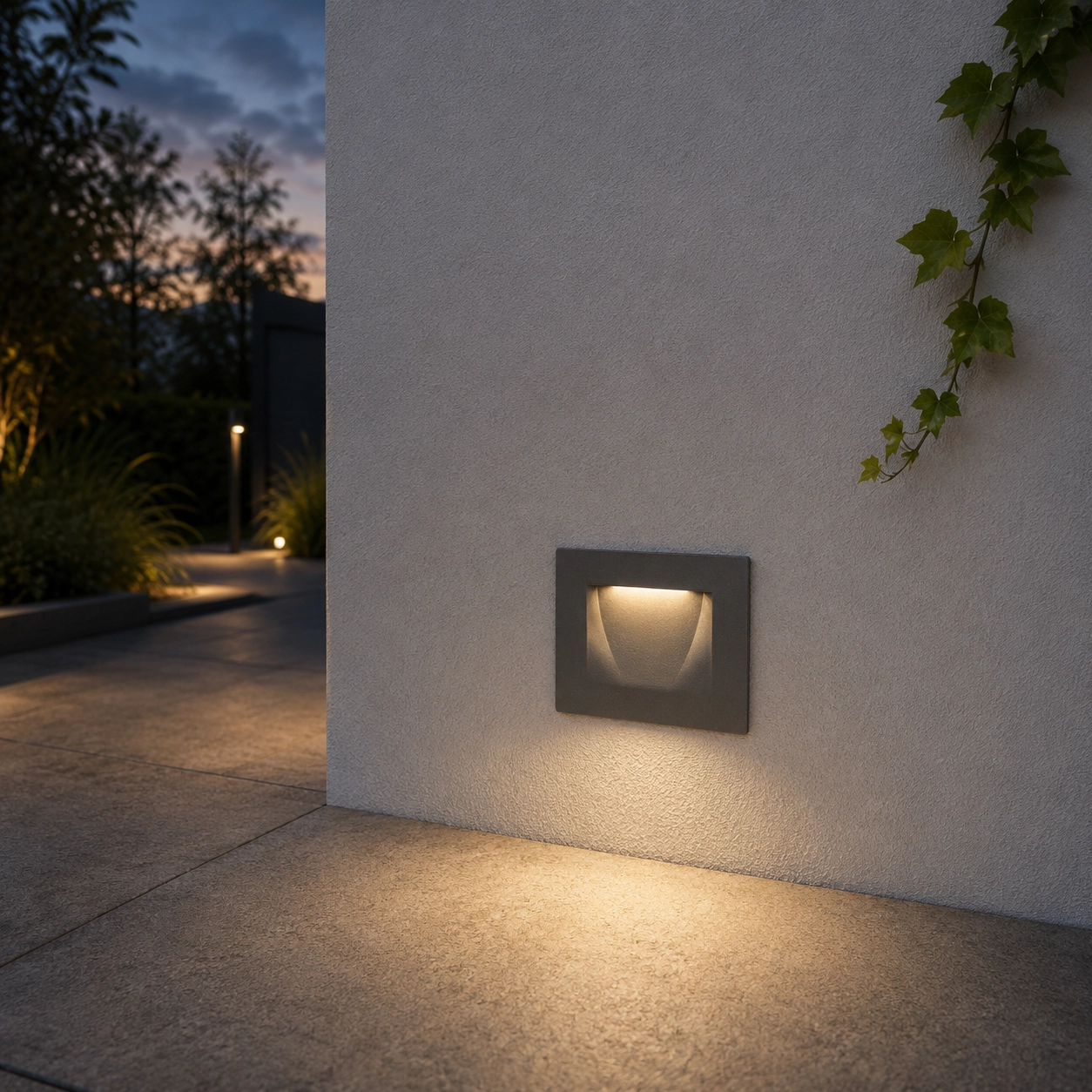 Lumière encastrée Krypton gris 11cm