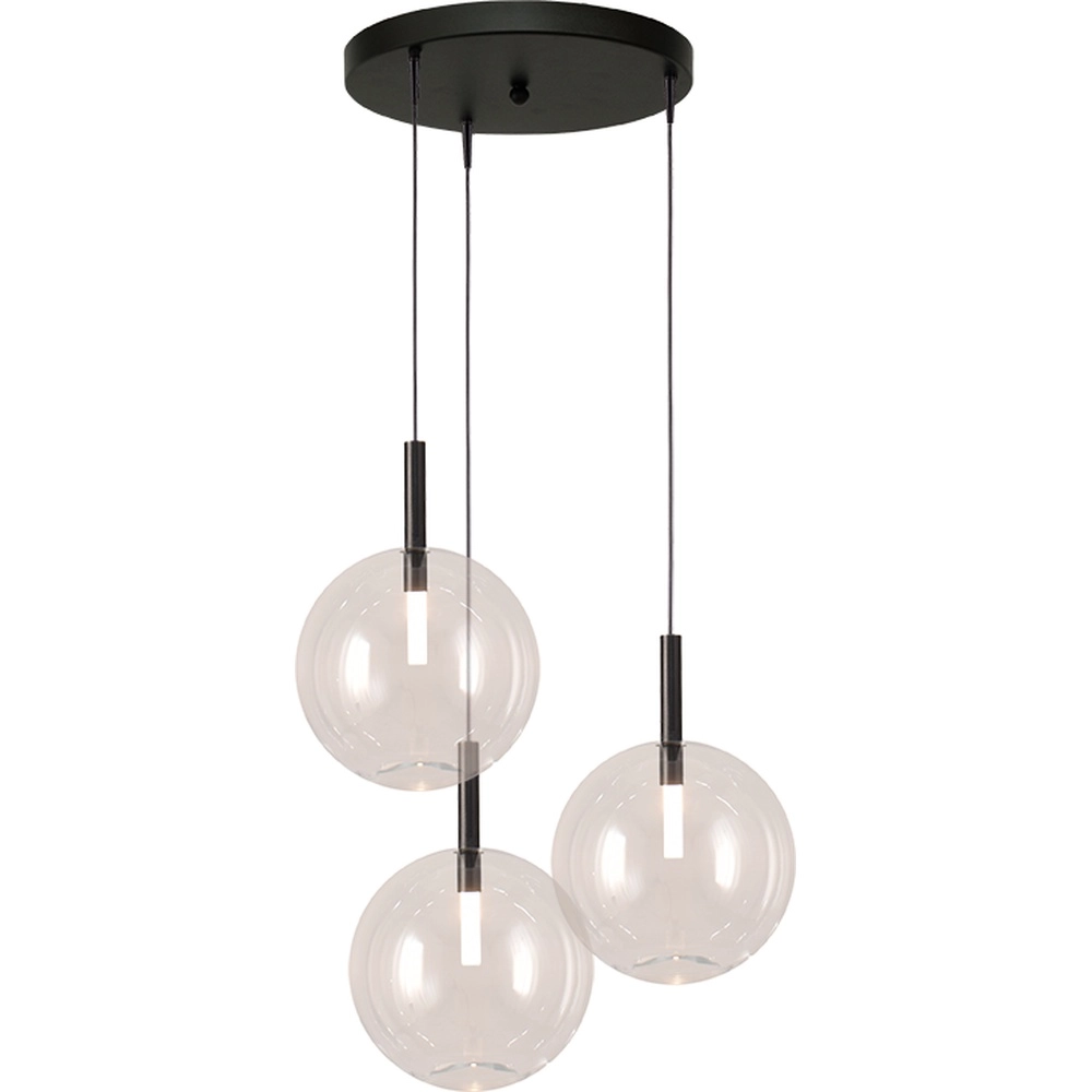 Lampe pendante 3L Vide Lido Ball avec un verre transparent de 24 cm Ø
