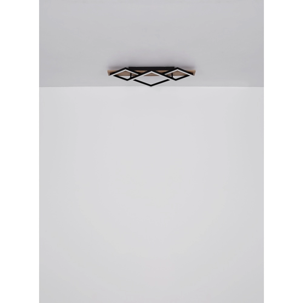 Lampe de plafond élégante Tyler Noir Globo 9007371453818
