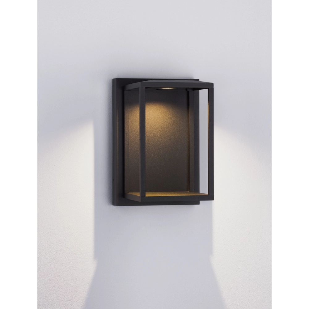 Applique murale noire Prive 25cm