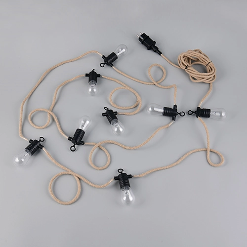 Lampes à guirlande Ember Corde marron