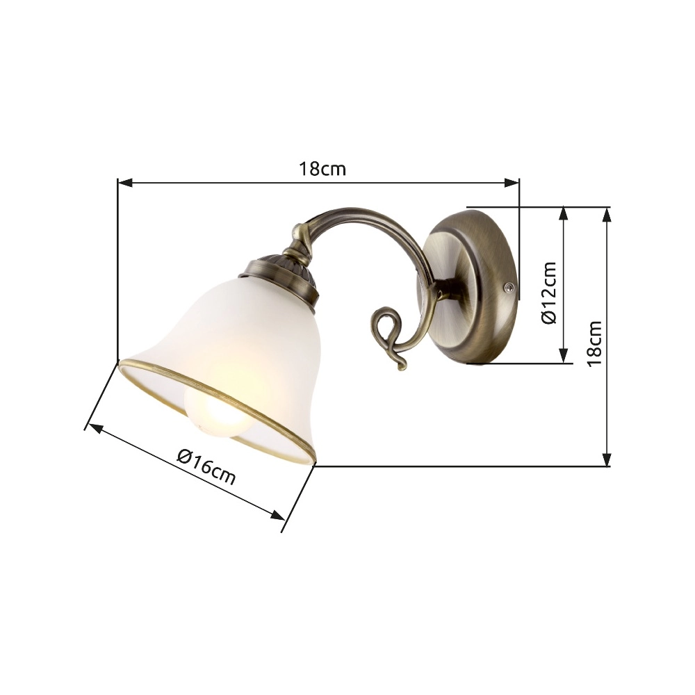 Lampe murale Odin Single Globo 9007371303694
