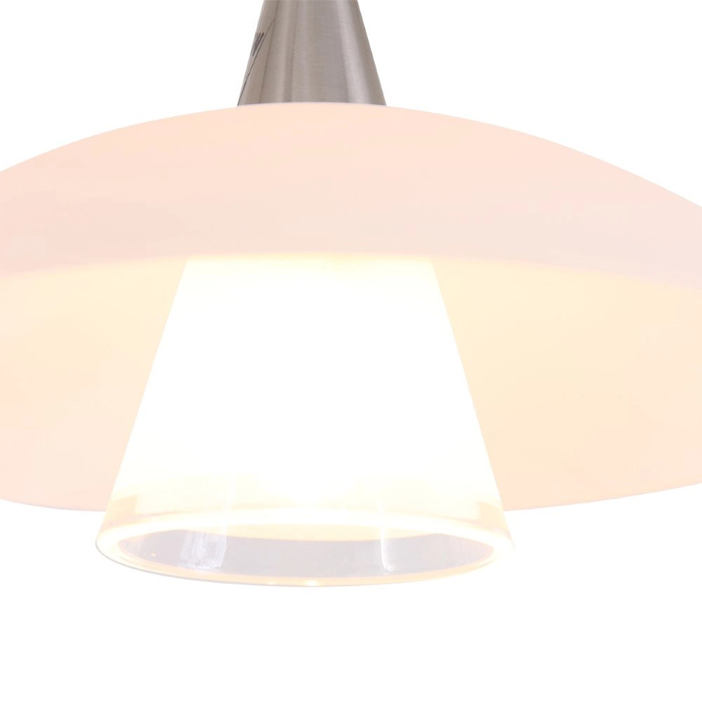 Lampe de lecture Tallerken Gris métallisé à 3 lumières Steinhauer 8712746132045