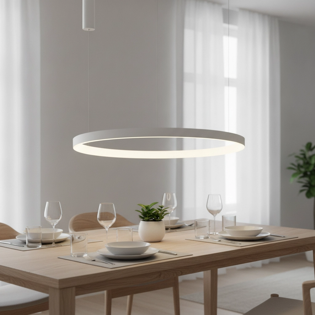 Suspension design Elowen blanc Ø 98cm
