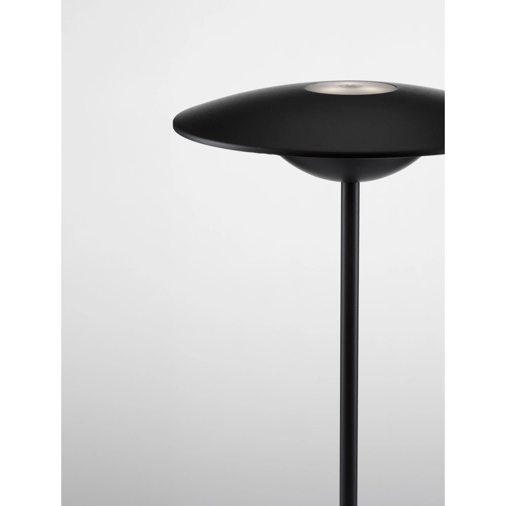 Lampe de table Fumo Noir rechargeable Lyora 5212017432636