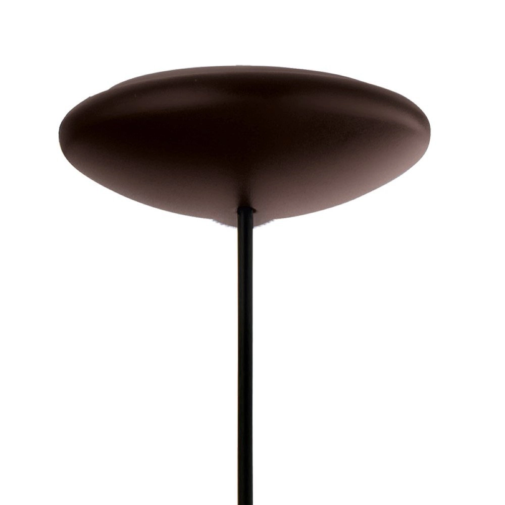 Lampe à suspension Obregon marron avec du bois marron Eglo 9002759953850