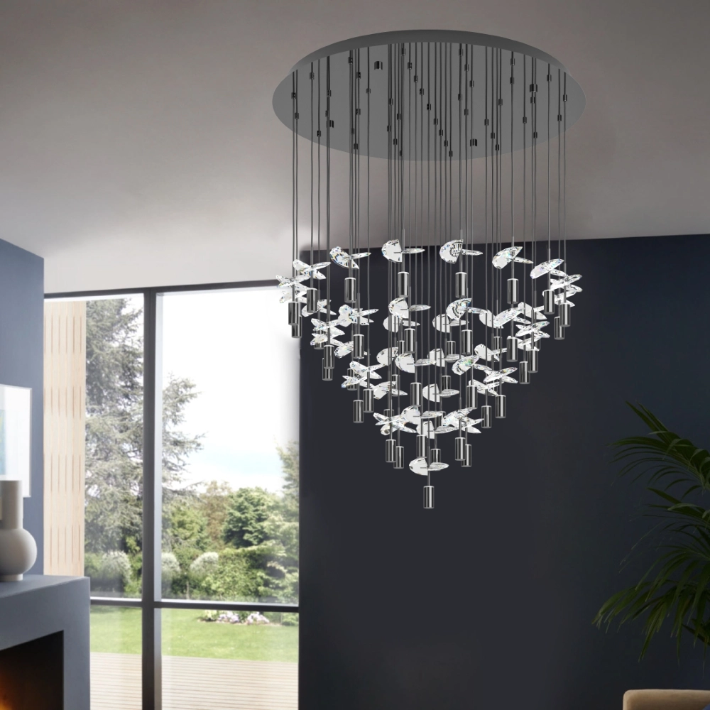 Unique pendant lamp Comareira grey 3-step CCT Stars of Light 9008606360123