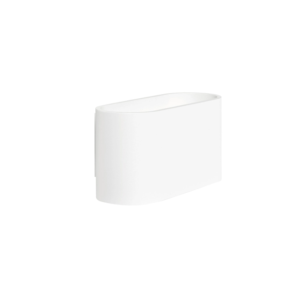 Spot mural ovale Oval blanc