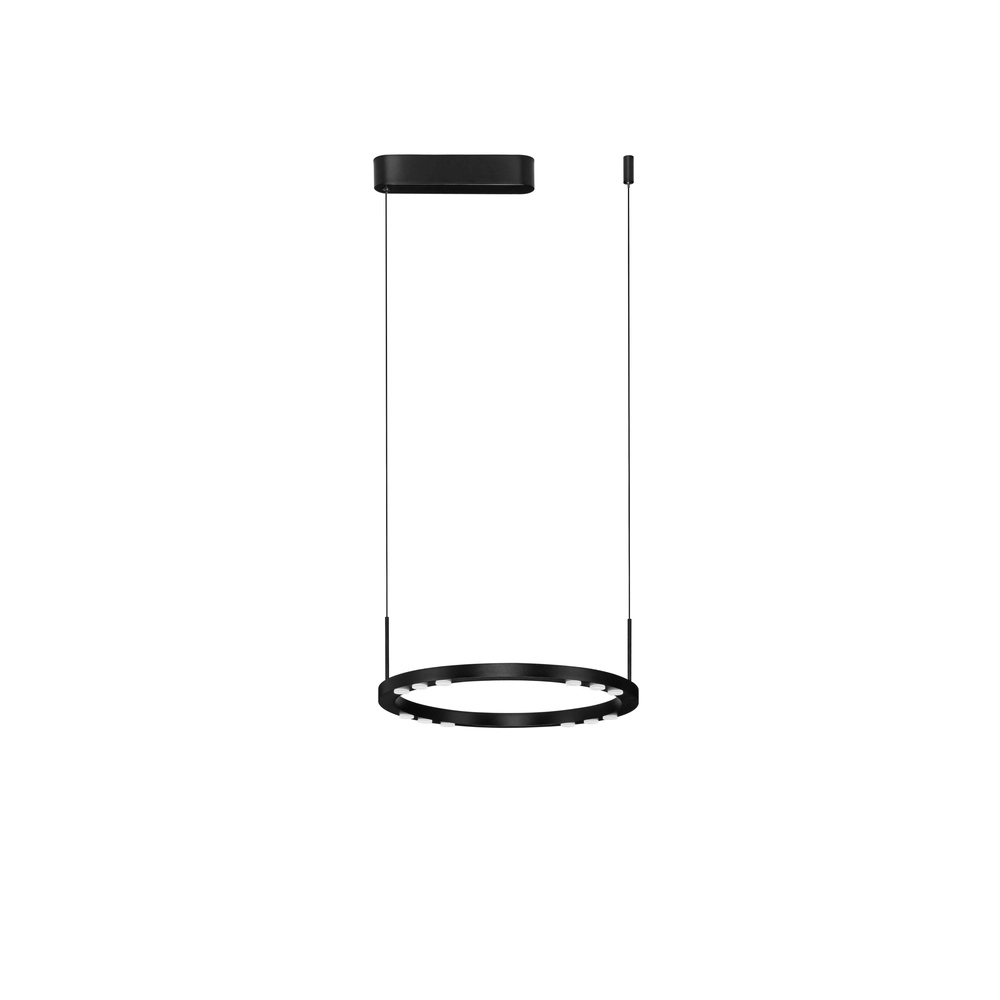 Suspension élégante Lunette noir Ø 40cm Lyora 5212017465184
