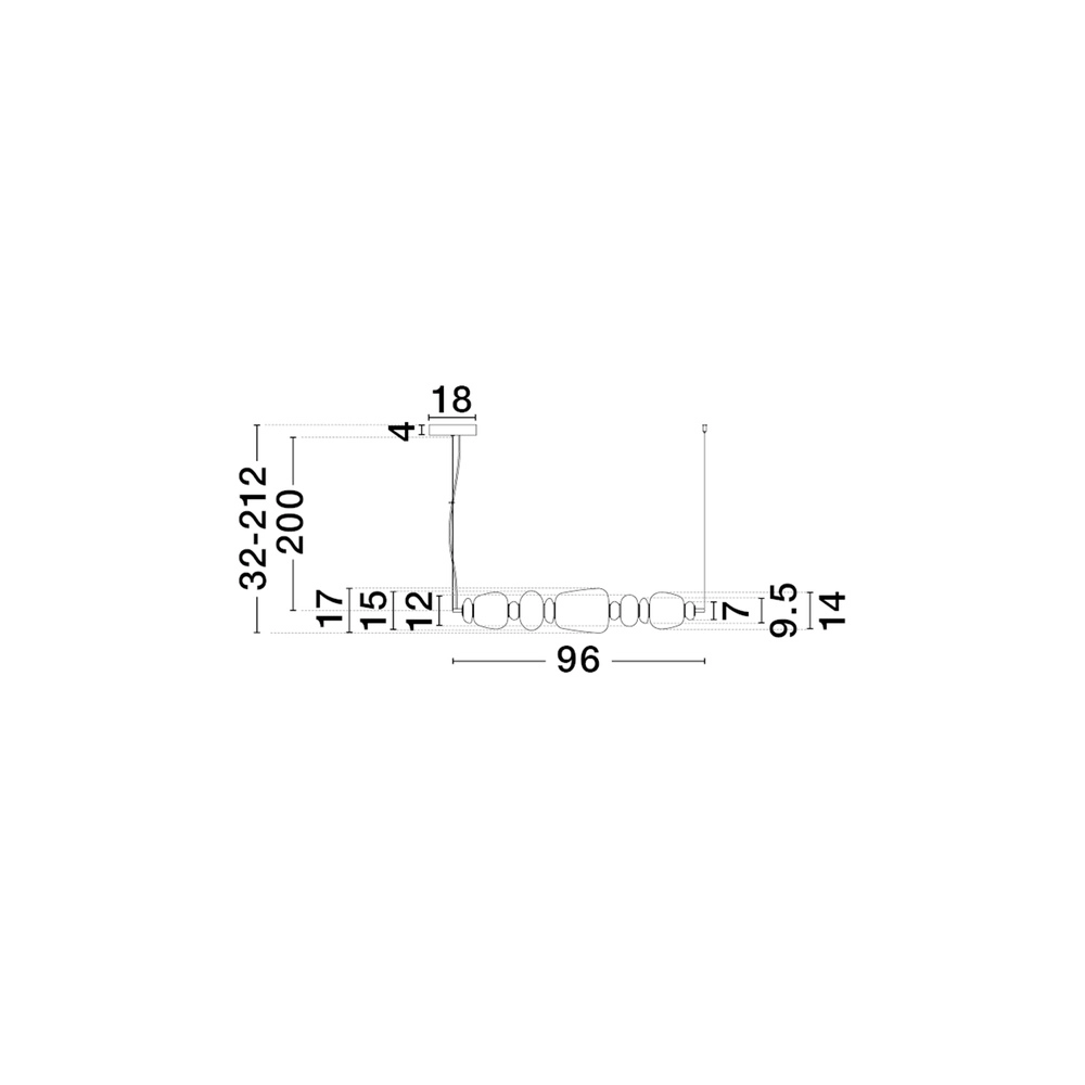 Suspension Palo Horizontal Lyora 5212017483744