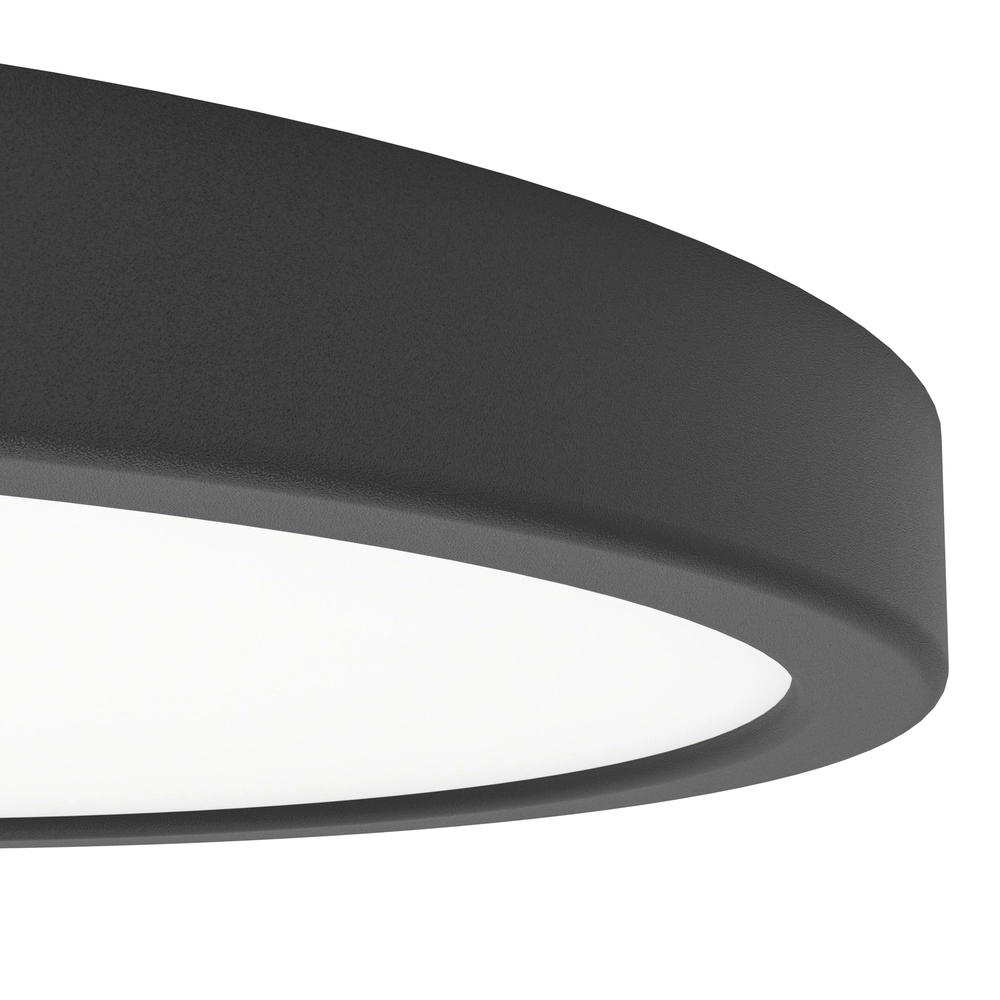Lumière LED de plafond Fueva 6 rond - noir - Ø 27,8 cm Eglo 9008606330089