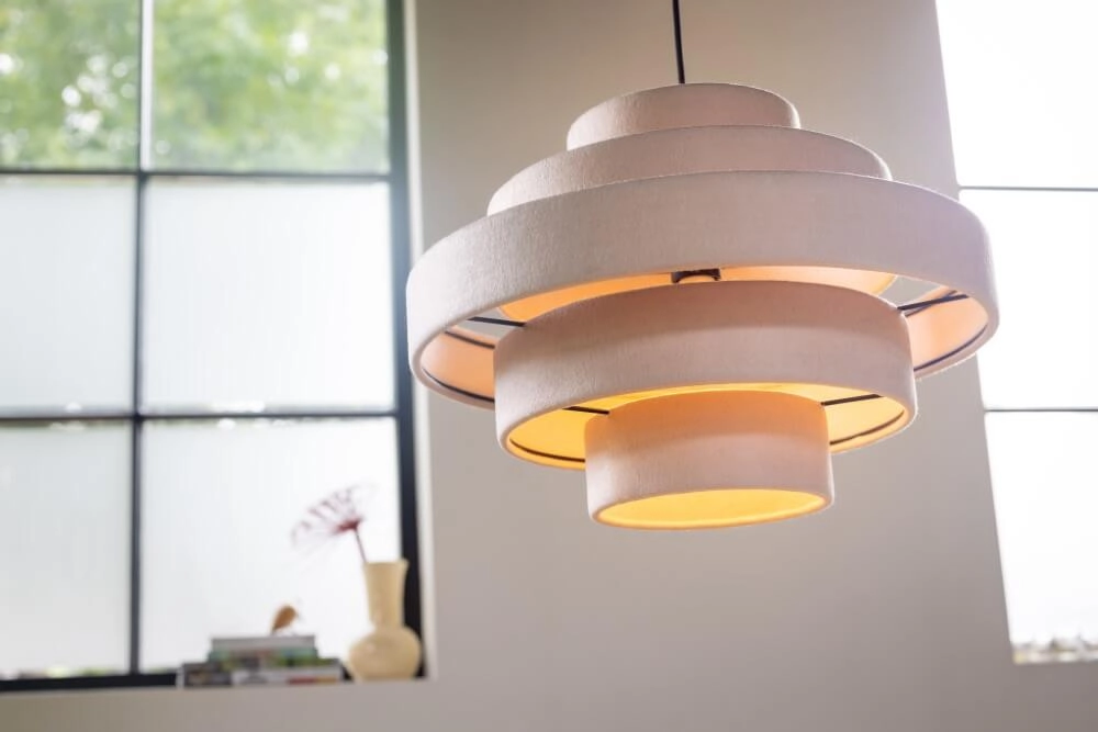 Lampe suspendue moderne Jones crème ETH 8720195305552