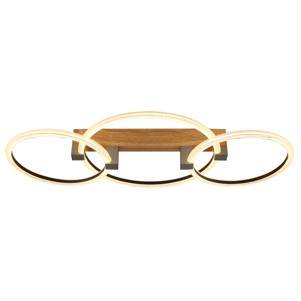 Lampe de plafond en bois Fletcher Conception Globo 9007371580293