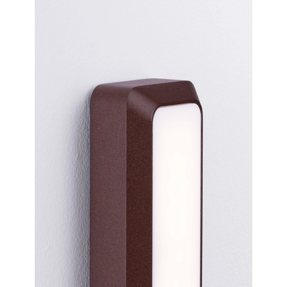 Applique murale Appia rectangle brun rouille Lyora 5212017449610