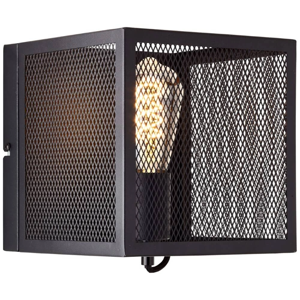 Applique carrée Maze noir