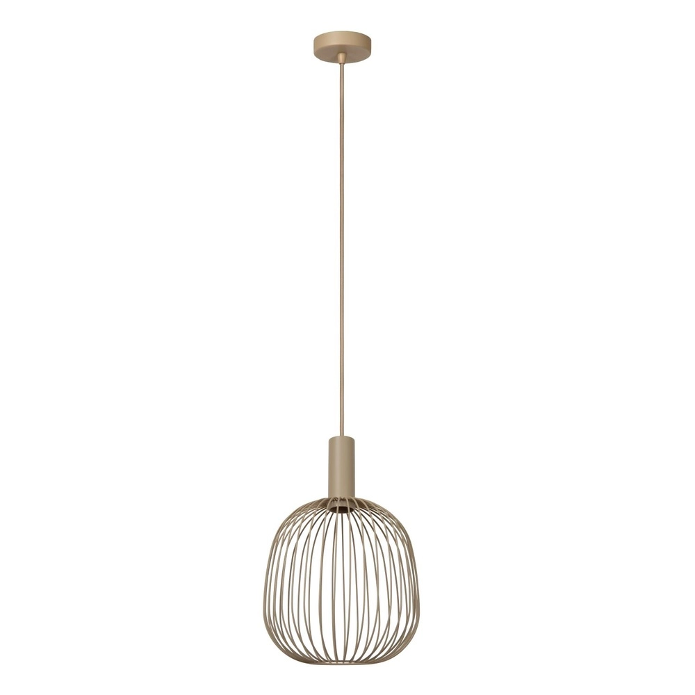 Lampe pendante Ø 25cm Esterel mini GU10 marron sable