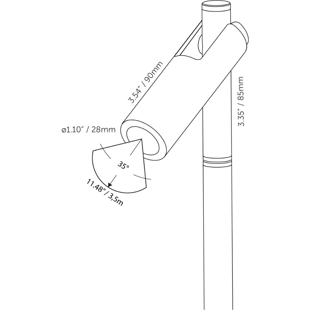 Spot de jardin Aim Low 12 volts In-lite 8717051006593