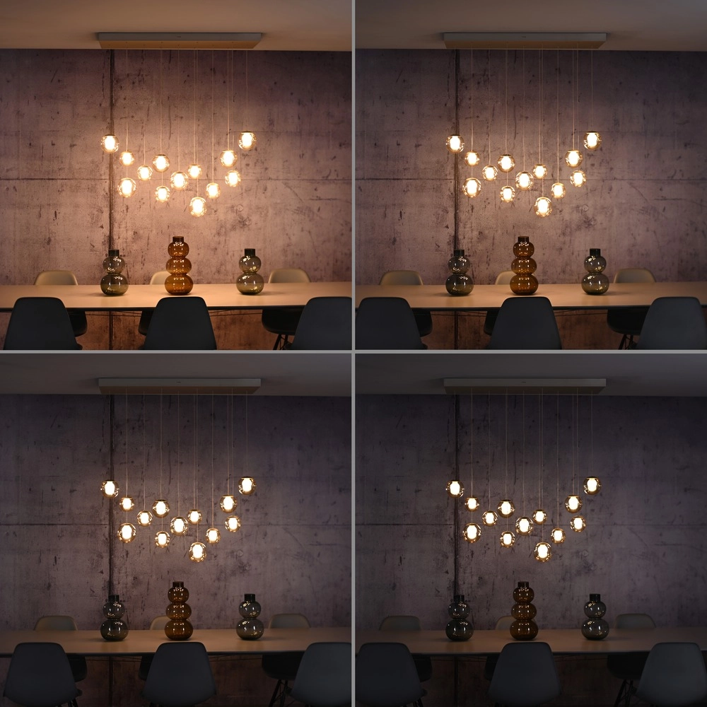 Lampe suspendue à 13 lumières Pure Popup Bronce Paul Neuhaus 4012248398319