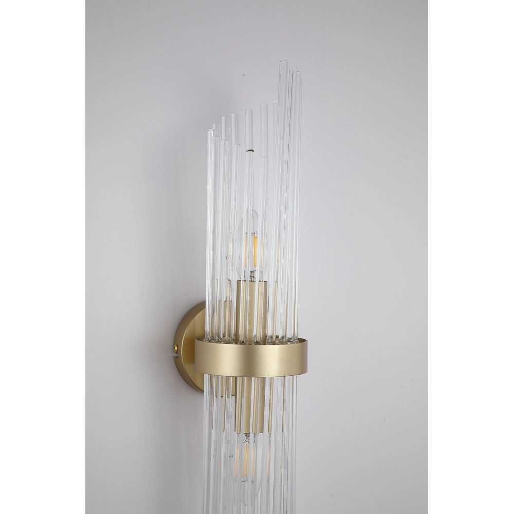 Applique murale Lara Or avec verre transparent Searchlight 5053423301488