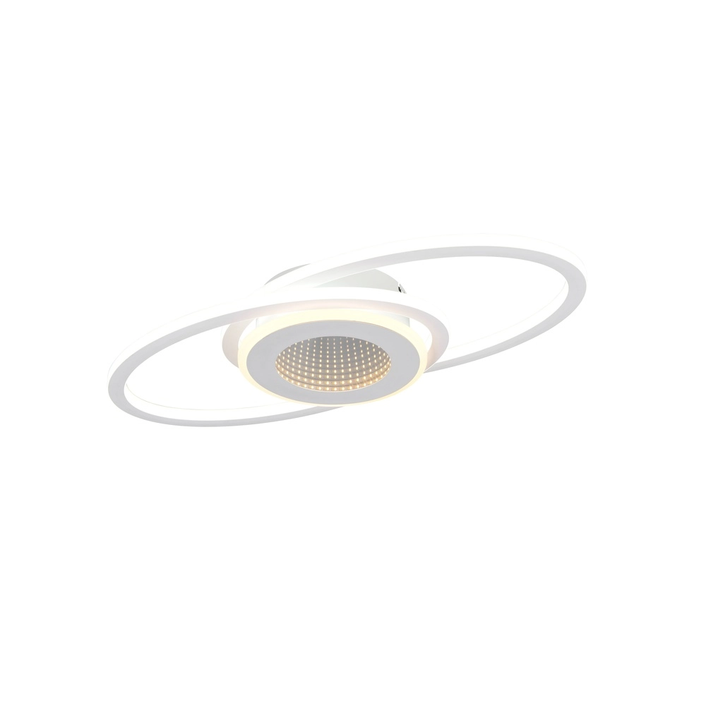 Lampe de plafond à design Deliva Blanc Trio 4017807707793