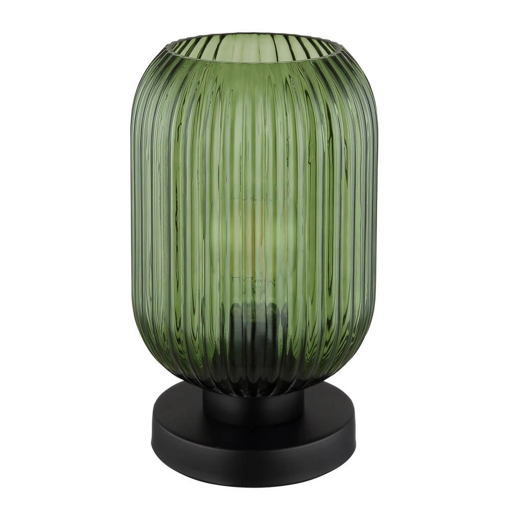Lampe de table ronde Normy verre vert Ø 14cm Globo 9007371447299