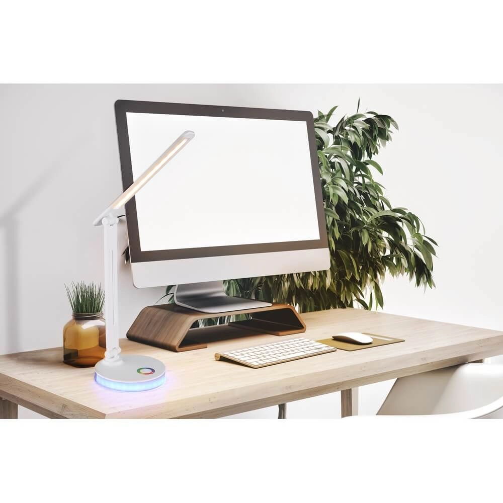 Lampe de bureau Geraldo blanc Globo 9007371446667